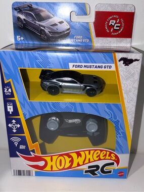 Hot Wheels RC 1:64 Ford Mustang GTD Remote Control Car USB Rechargeable NIB